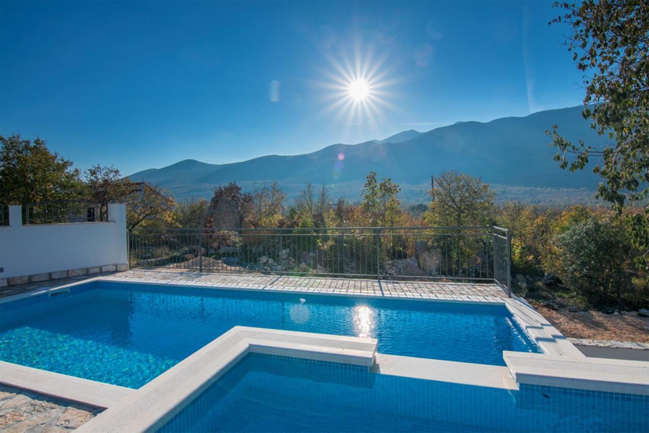 Villa Dvori Stipanovi With Heated Pool And Jacuzzi Donje Rascane Exterior foto